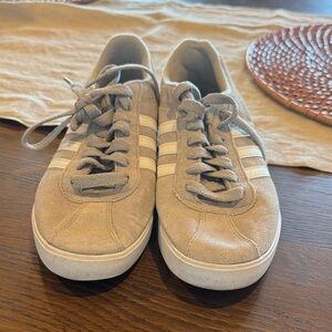 Adidas women’s  Beige and White Sneakers